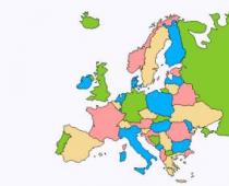 Принцип деления Европы на субрегионы